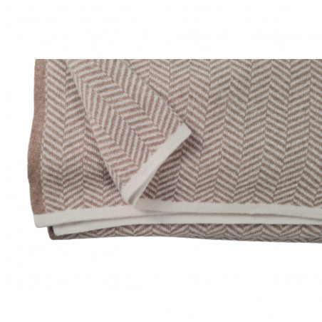 Merino wool blanket - Beige | Sandy