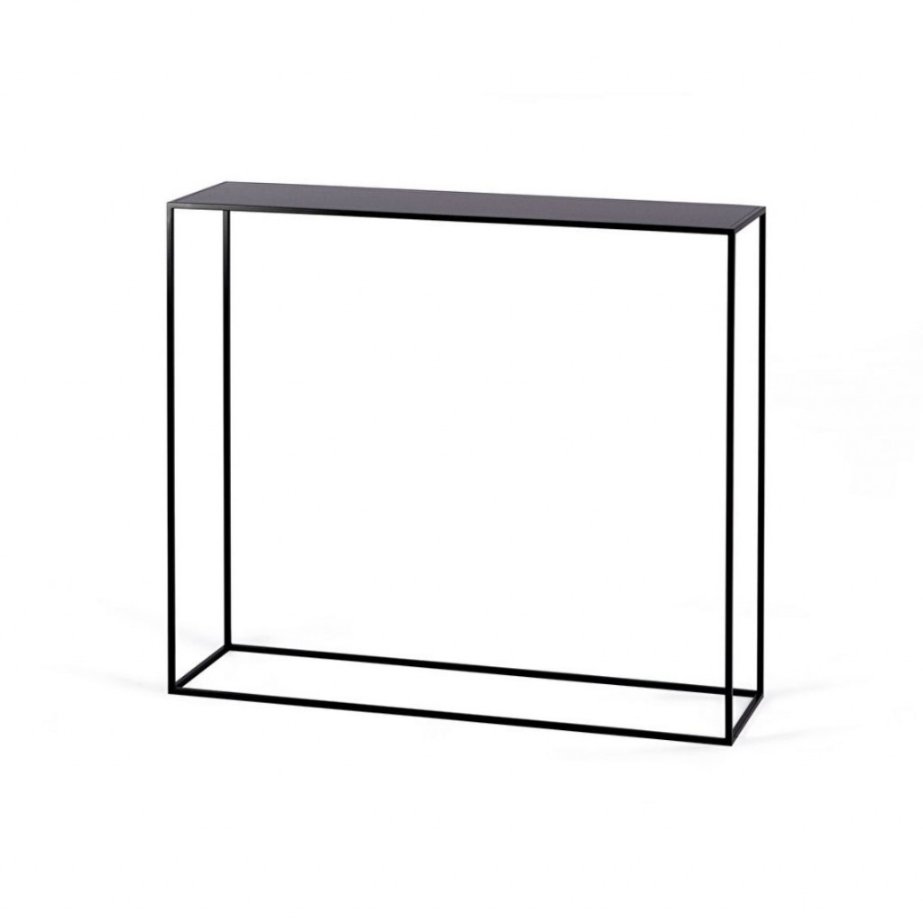 Silence narrow console table | Black Silence narrow console table | Black