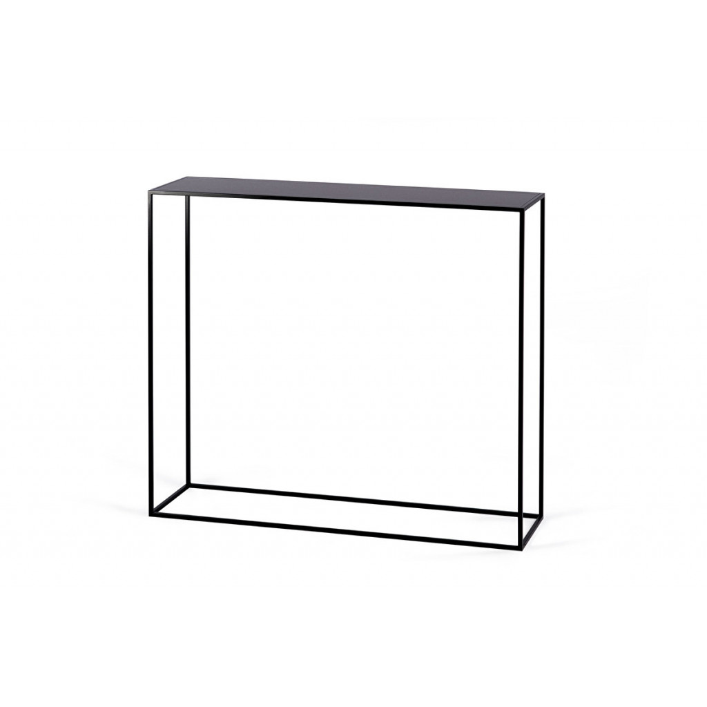 Silence narrow console table | Black Silence narrow console table | Black