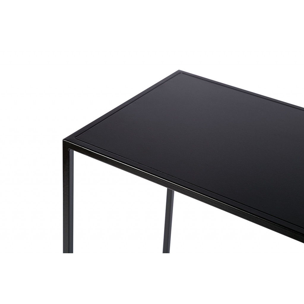 Silence narrow console table | Black Silence narrow console table | Black
