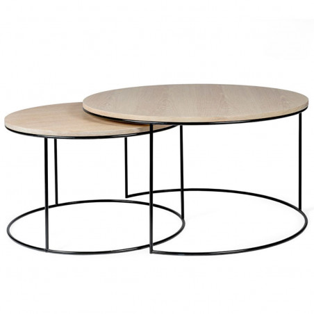 Round coffee table Round | oak