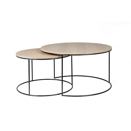 Round coffee table Round | oak