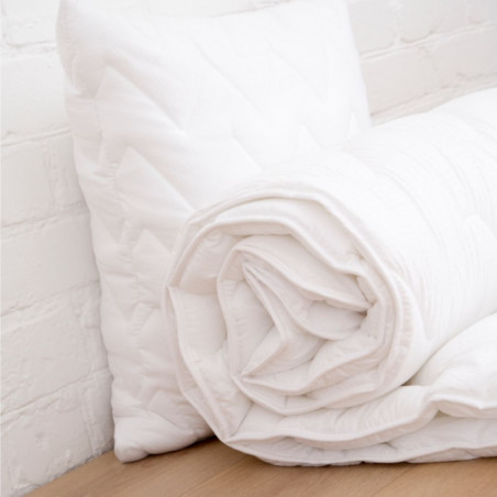 Pillow set Seersucker | White