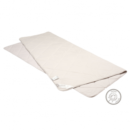 Blanket with cotton | White