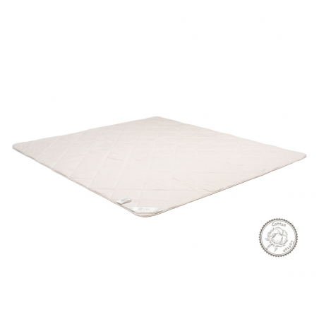 Blanket with cotton | White