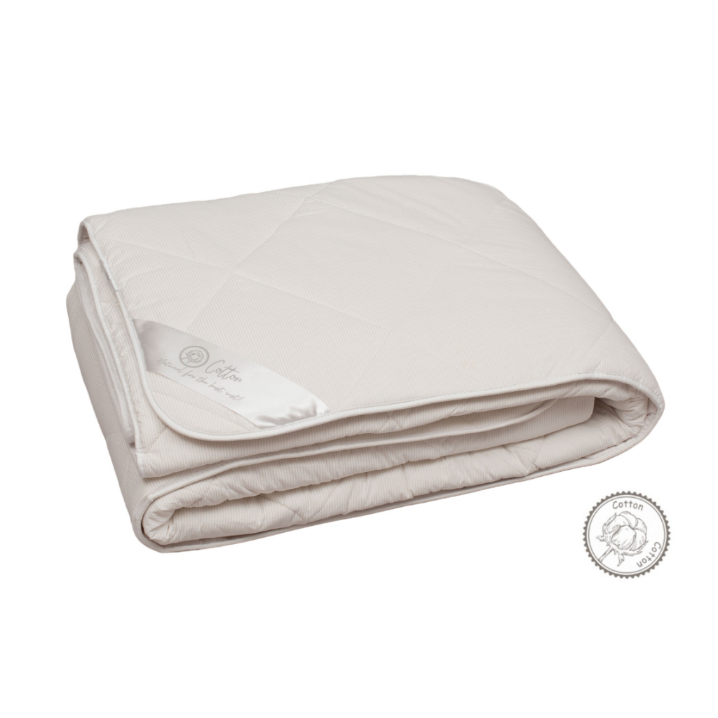 Blanket with cotton | White