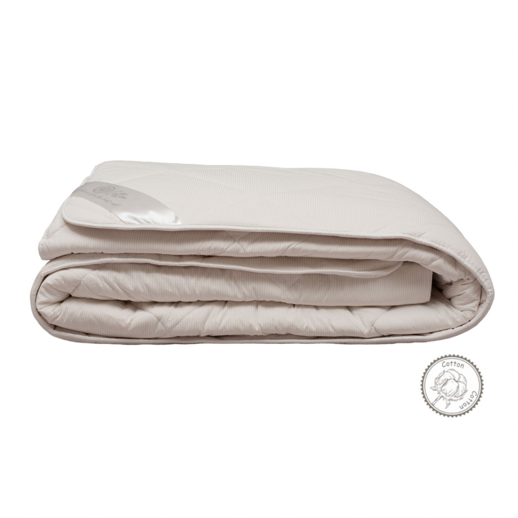 Blanket with cotton | White