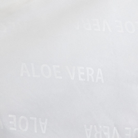 Gultas veļas komplekts ar Aloe Vera Print White