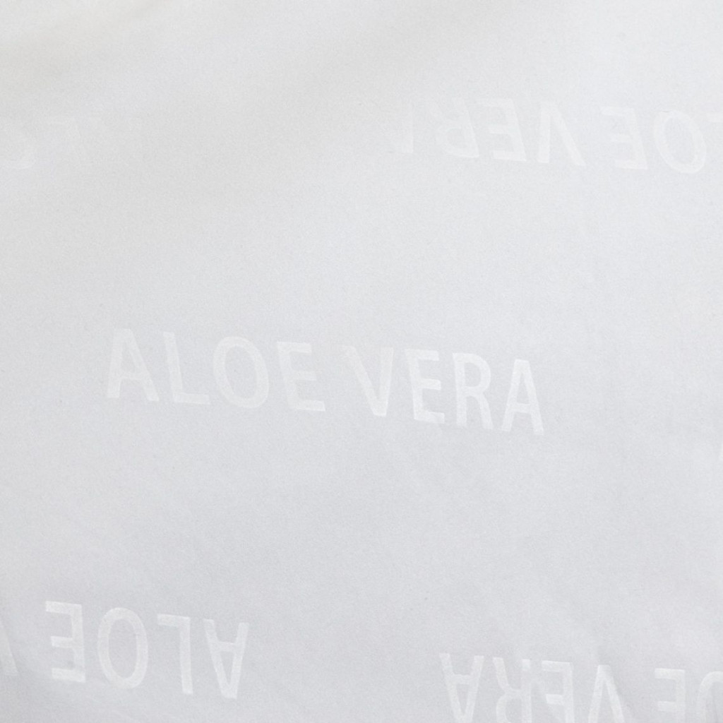 Gultas veļas komplekts ar Aloe Vera Print White