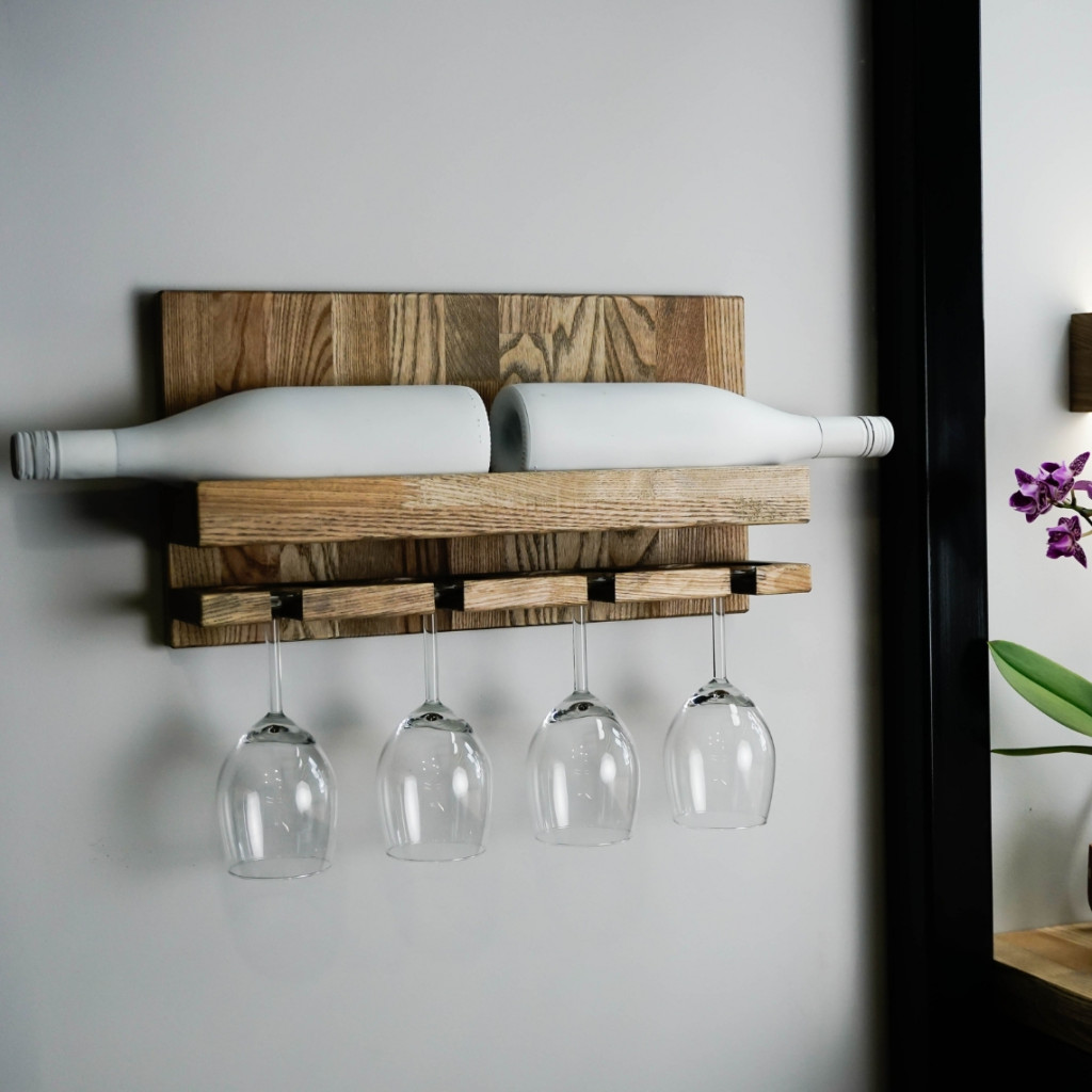 Wine Bottle and Cup Holder/Shelf (Light) Wine Bottle and Cup Holder/Shelf (Light)