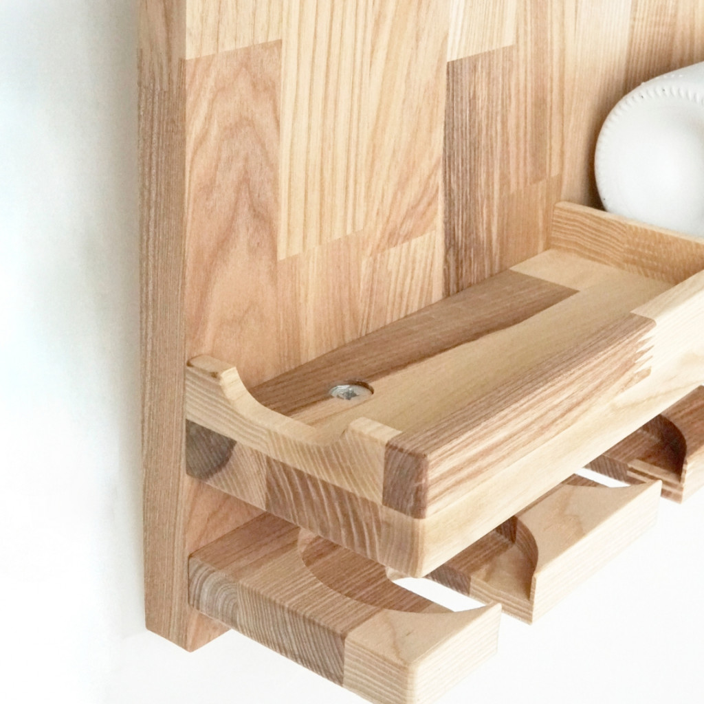 Wine Bottle and Cup Holder/Shelf (Light) Wine Bottle and Cup Holder/Shelf (Light)