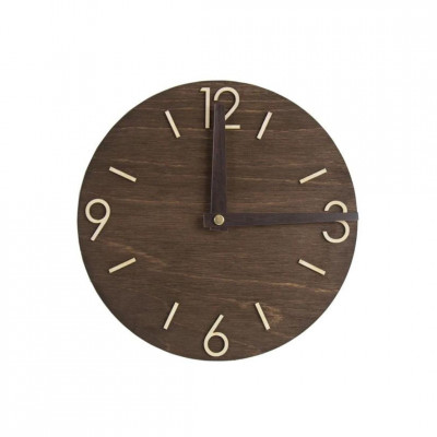 Round Wooden Clock