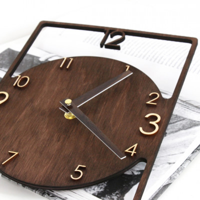 Unique Wooden Wall Clock