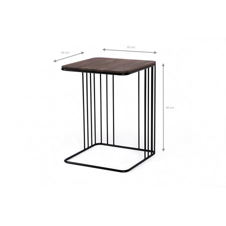 Elegant side table | Dark oak