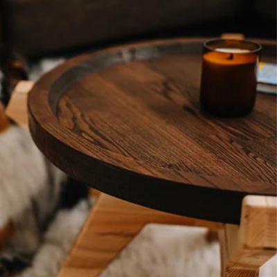 Dark Wooden Coffee Table