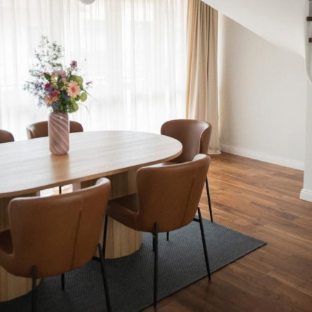 Long dining table Revolve Light Oak