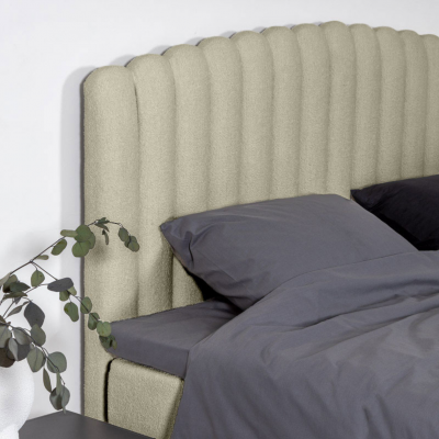 Bed with mattress Bolero | Beige