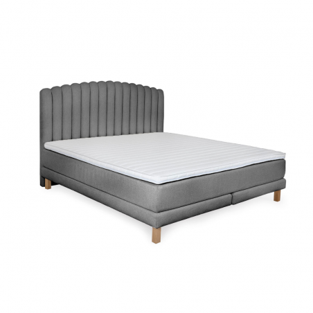 Bed with mattress Bolero | Grey