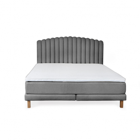 Bed with mattress Bolero | Grey