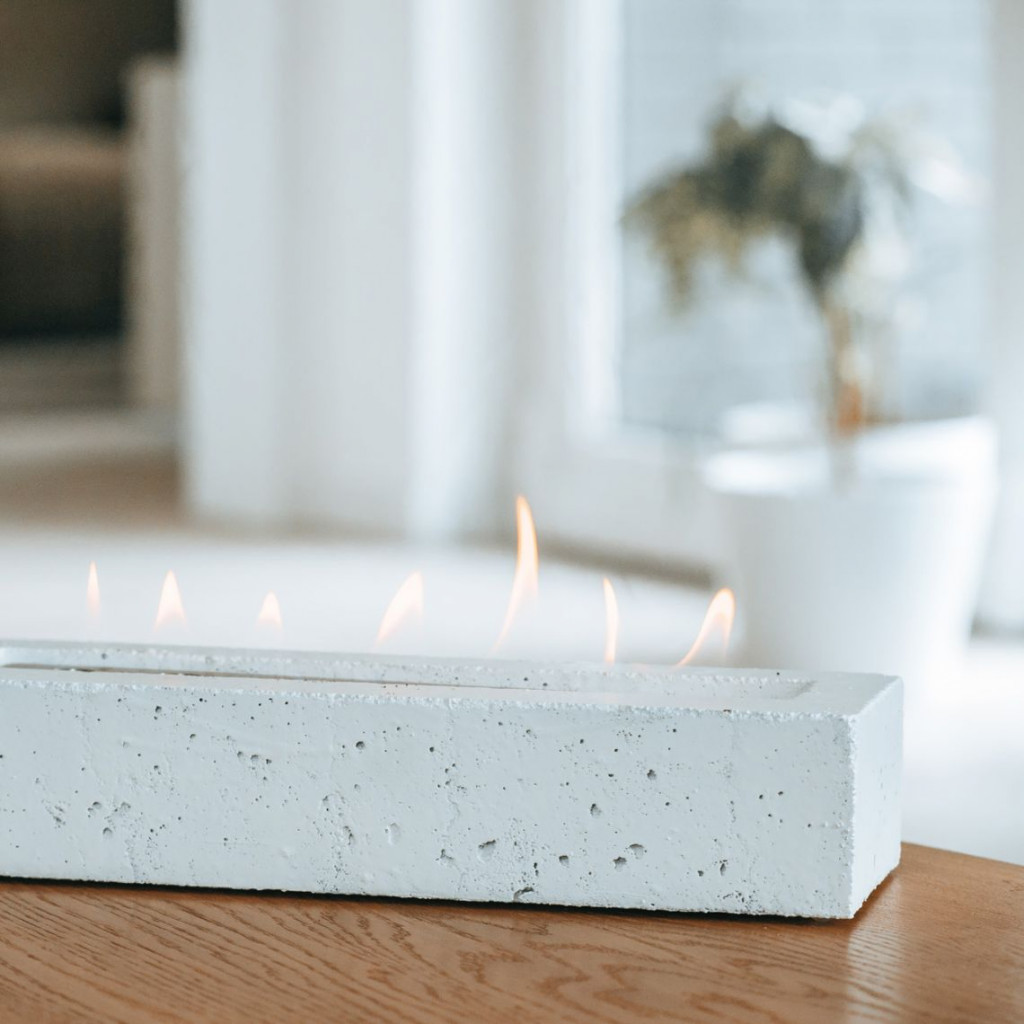 Bio fire pit URBA | White Bio fire pit URBA | White