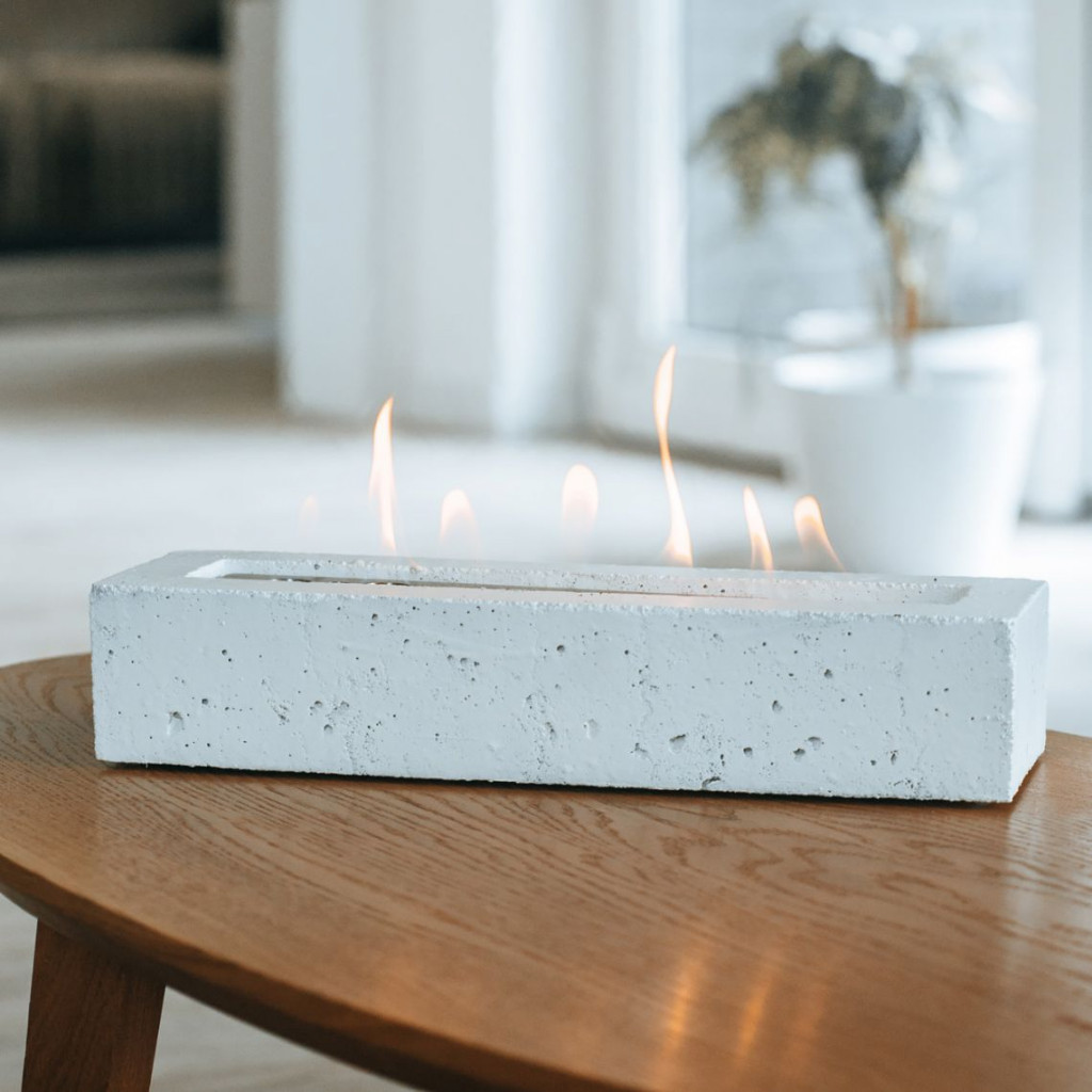 Bio fire pit URBA | White Bio fire pit URBA | White