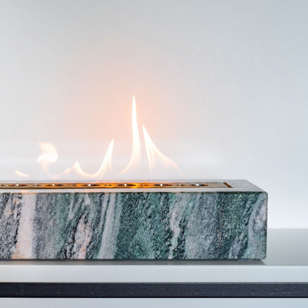 Bio fire pit STONO | Turquoise Bio fire pit STONO | Turquoise