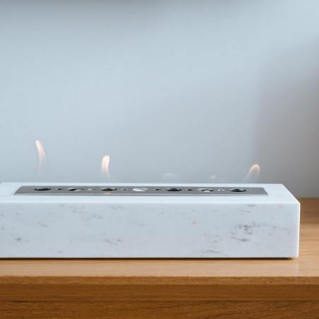 Bio fire pit STONO | White
