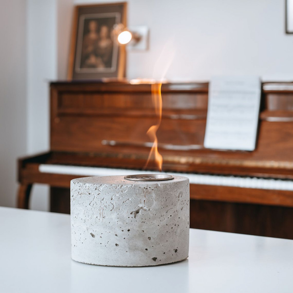 Bio fire pit FLAMO | Grey Bio fire pit FLAMO | Grey