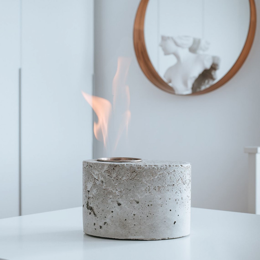 Bio fire pit FLAMO | Grey Bio fire pit FLAMO | Grey