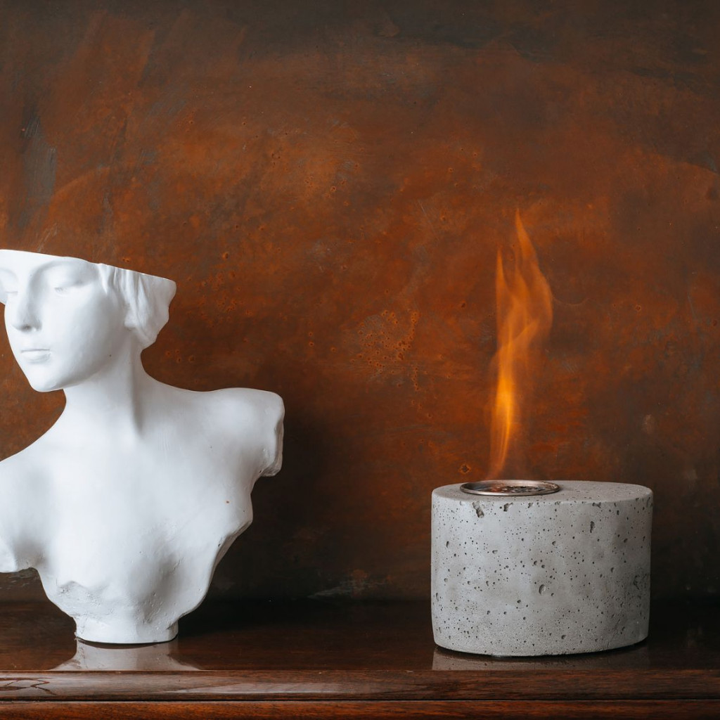 Bio fire pit FLAMO | Grey Bio fire pit FLAMO | Grey