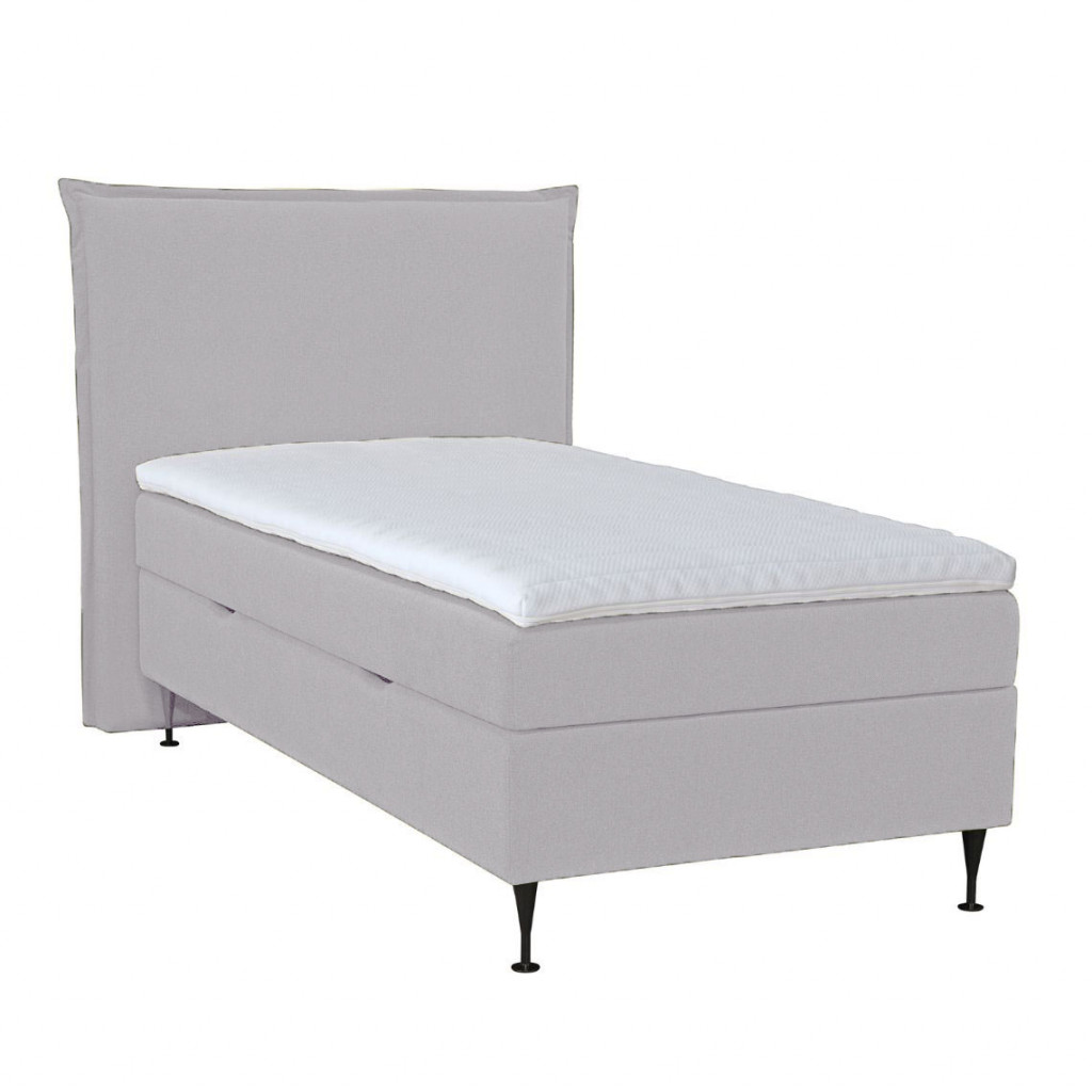 Bed with mattress JAN | Grey