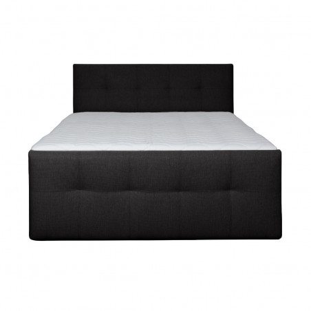Bed with mattress Tobago | Black