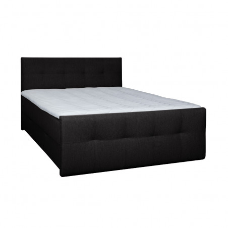 Bed with mattress Tobago | Black