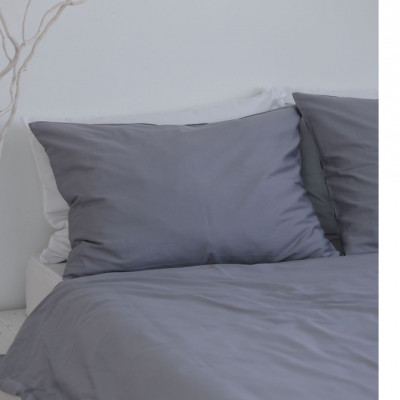 Satin bedding set | Light gray