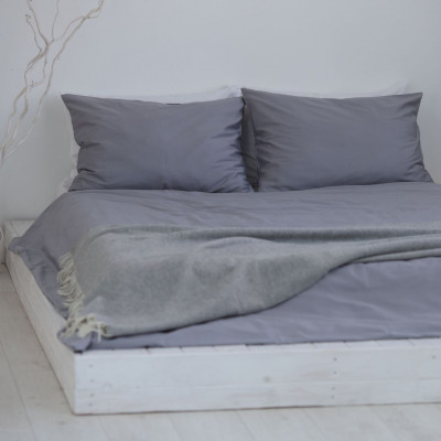 Satin bedding set | Light gray