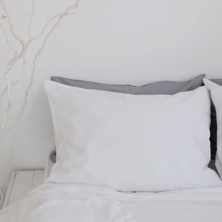 Satin bedding set | White