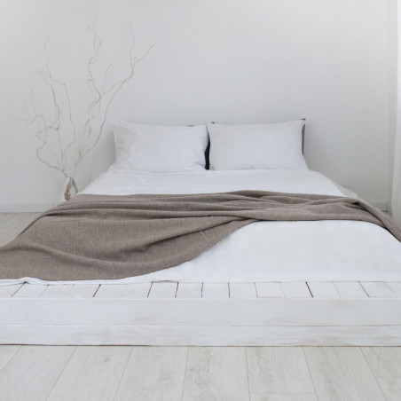 Satin bedding set | White