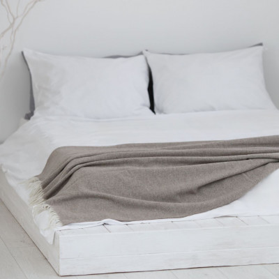 Satīna gultas veļas komplekts | Balts | gultas-parklaji | NMF Home