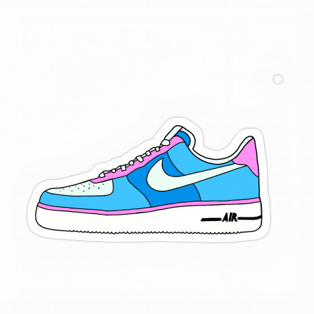 Paklājs Nike AF1 | Gaiši zils