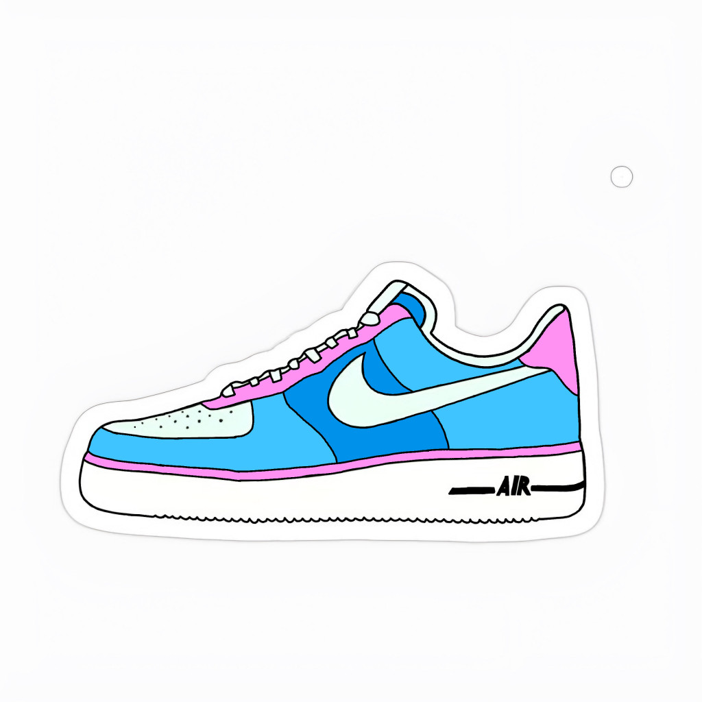 Paklājs Nike AF1 | Gaiši zils