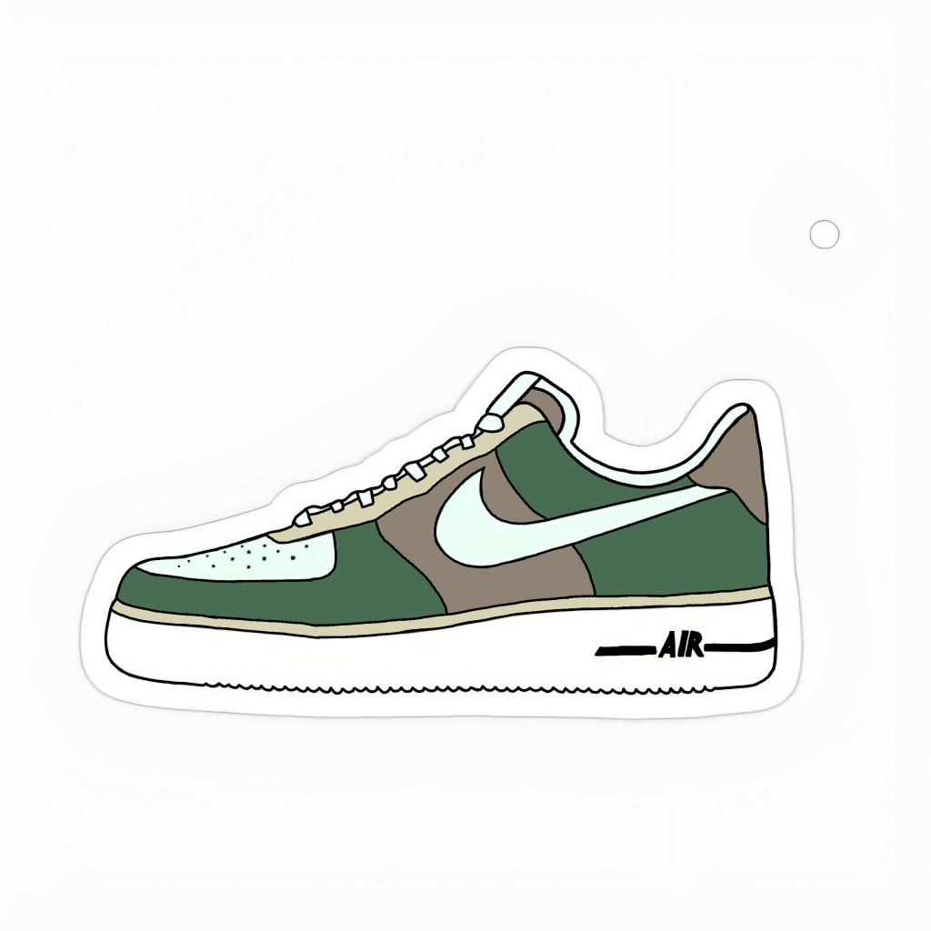 Paklājs Nike AF1 | Zaļš