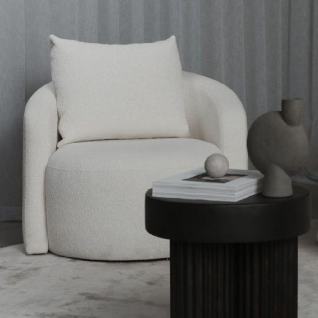 Atzveltnes krēsls Lupin | Krēmkrāsa | atzveltnes-kresli | NMF Home