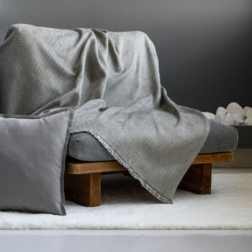 Плед Free Stone | Cold grey Плед Free Stone | Cold grey