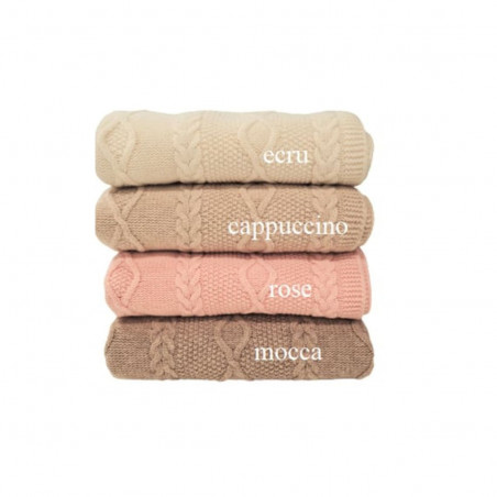 Плед из мериносовой шерсти Aran | Cappuccino