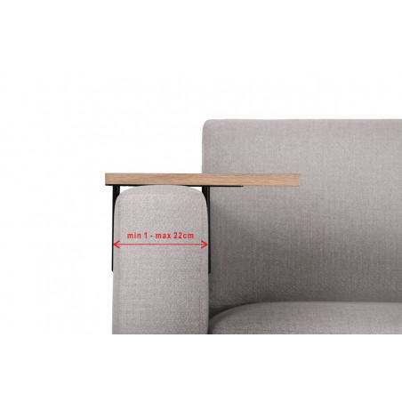 Helper sofa table | Bleached oak