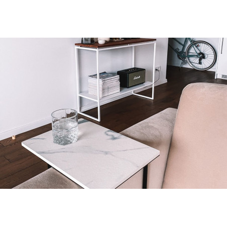 Helper sofa table | Marble