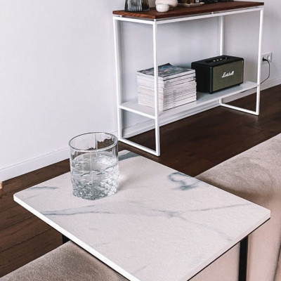 Helper sofa table | Marble