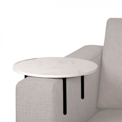 Helper round sofa table | Marble