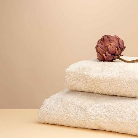 Cotton towel set 2pcs. | Cream