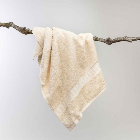 Cotton towel set 2pcs. | Cream